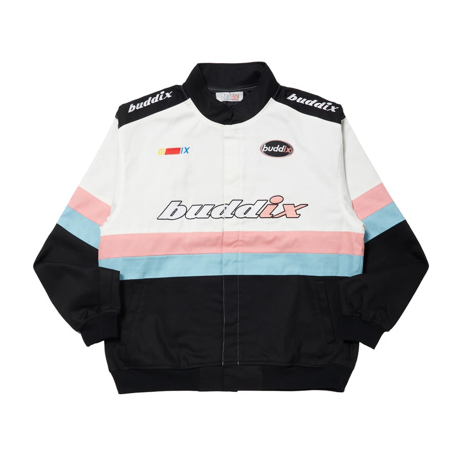 buddix Logo Racing Jacket 詳細画像 White 1