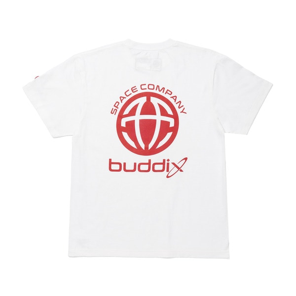 国内発送】 Tee Logo Co buddix SS XLサイズ 白 ミュージシャン 