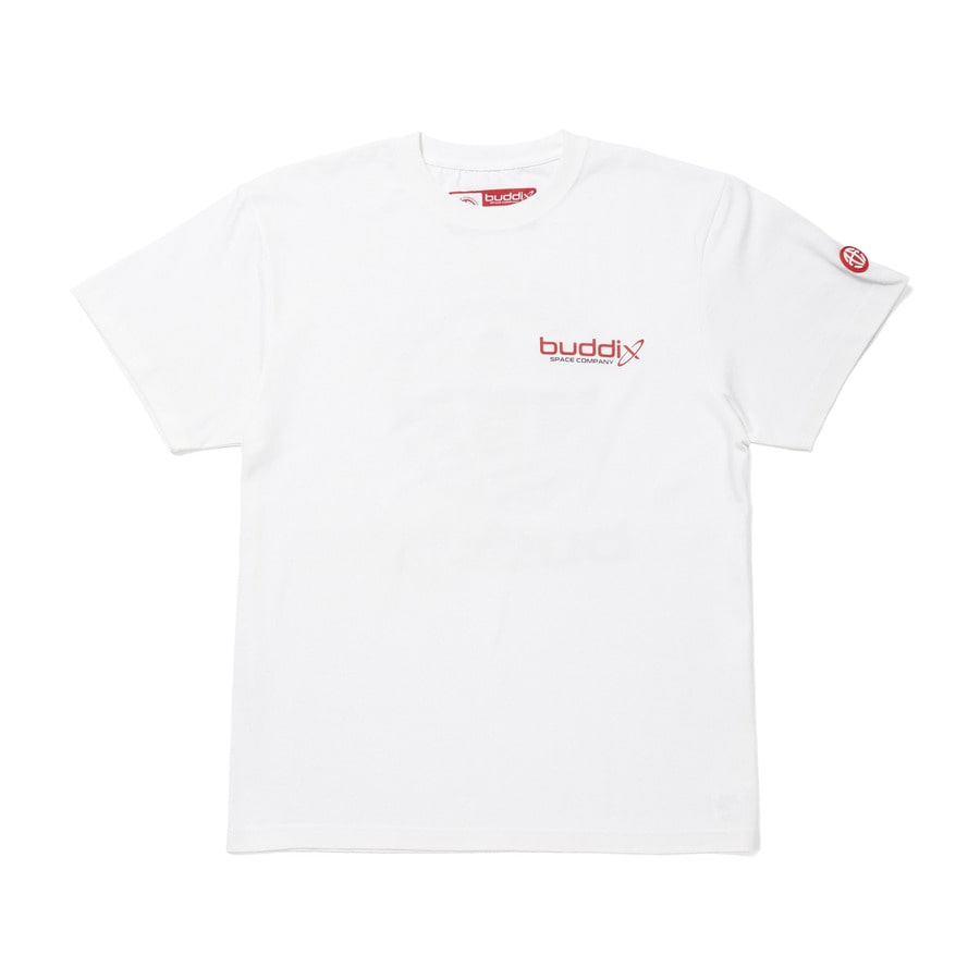 高品質の激安 buddix Lサイズ White SS Tee Logo Co アイドル - www 