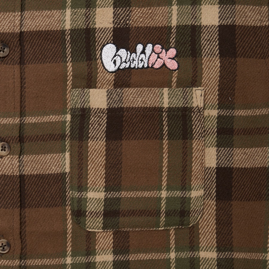 Flannel Check Shirt 詳細画像 Brown 4