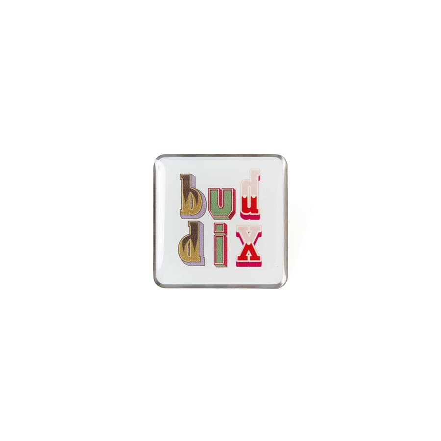 Square Logo Pin Badge 詳細画像 Pink 1