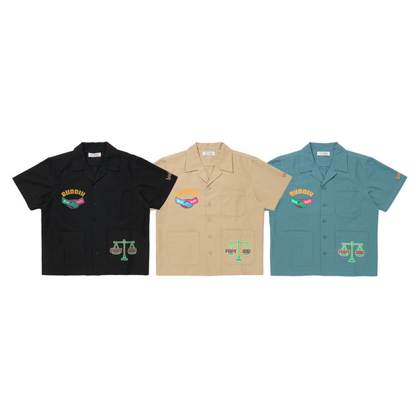 SS Work Shirt 詳細画像 D.Green 19