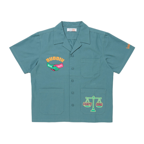 SS Work Shirt 詳細画像 D.Green 1
