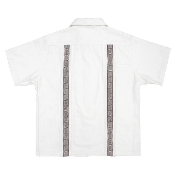 Guayabera Zip SS Shirt 詳細画像 O.White 1