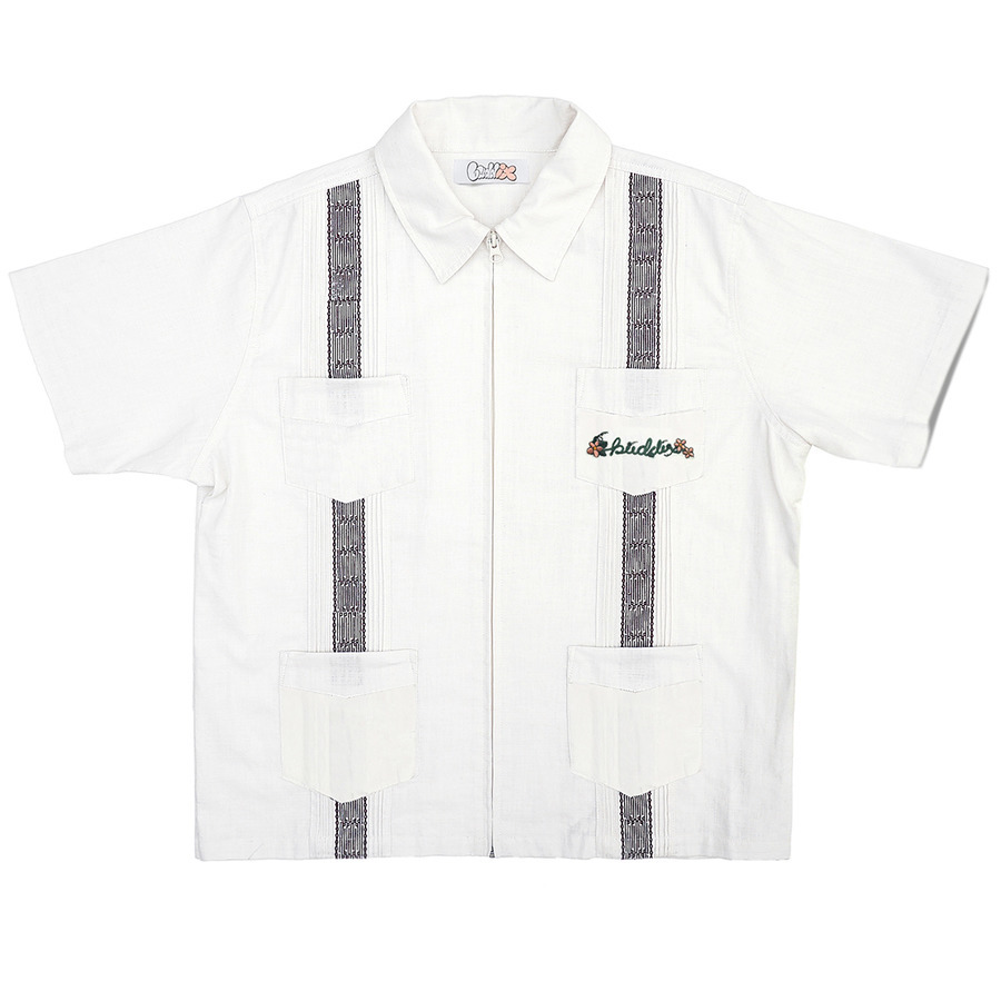 【即出荷】 Shirt SS Zip Guayabera | OFFICIAL GARAGE VERTICAL | buddix バッグ