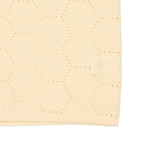 Honeycomb Knit SS Shirt 詳細画像 O.White 5