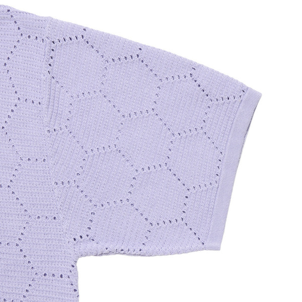 Honeycomb Knit SS Shirt 詳細画像 O.White 8