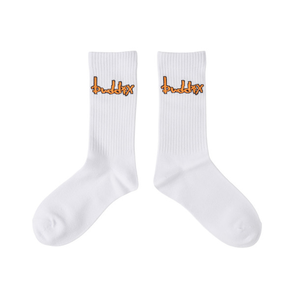 Logo Socks 詳細画像 White 2