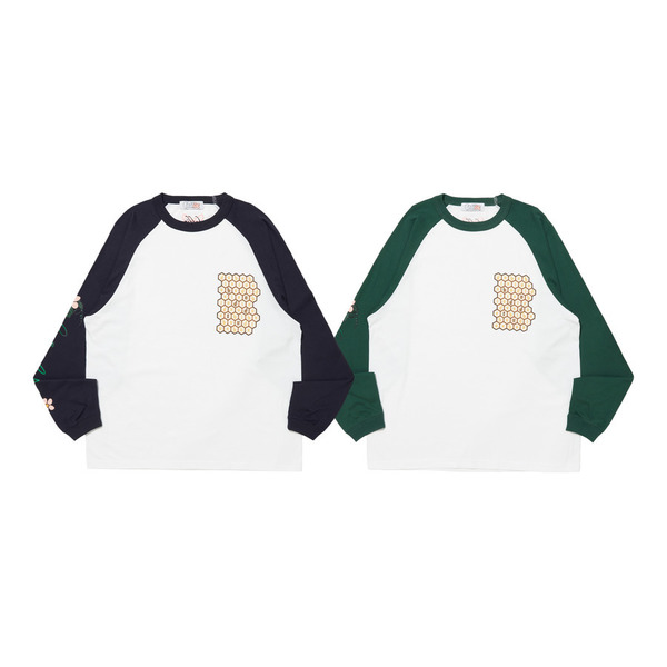 raglan sleeve LS Tee 詳細画像 Green 11