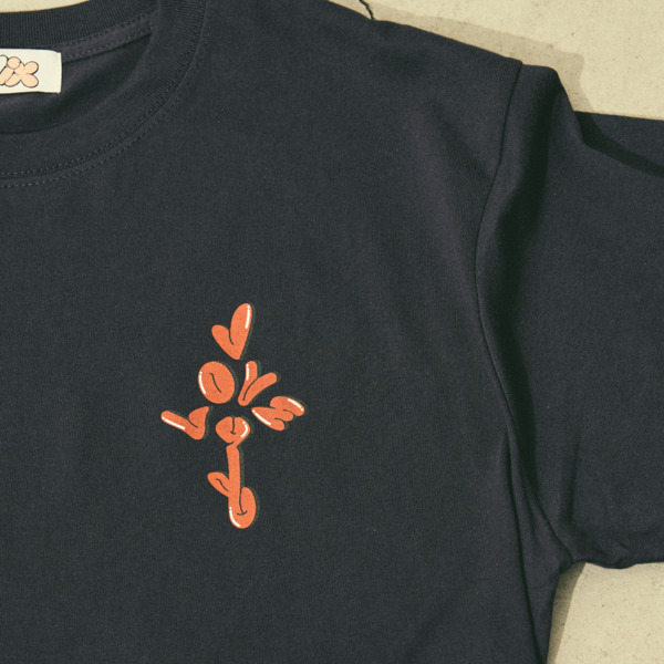 Small Love You SS Tee 詳細画像 Bkack 22