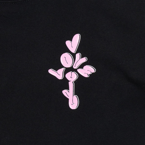 Small Love You SS Tee 詳細画像 Bkack 5