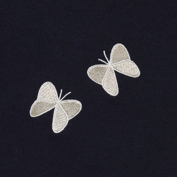Arch Logo Butterfly EMB LS Tee 詳細画像 Navy 18