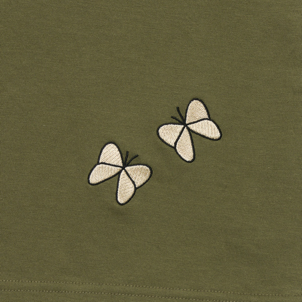 Arch Logo Butterfly EMB LS Tee 詳細画像 Olive 8