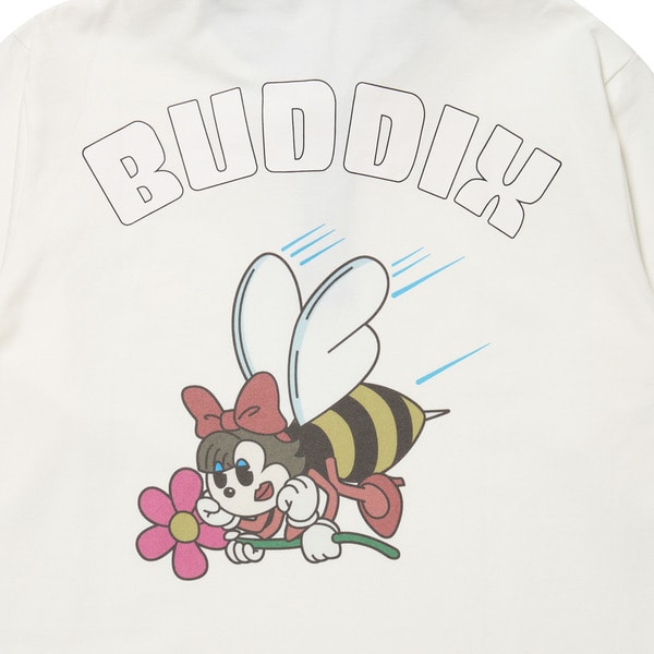 Bee Printed Rugby Shirt 詳細画像 White 12