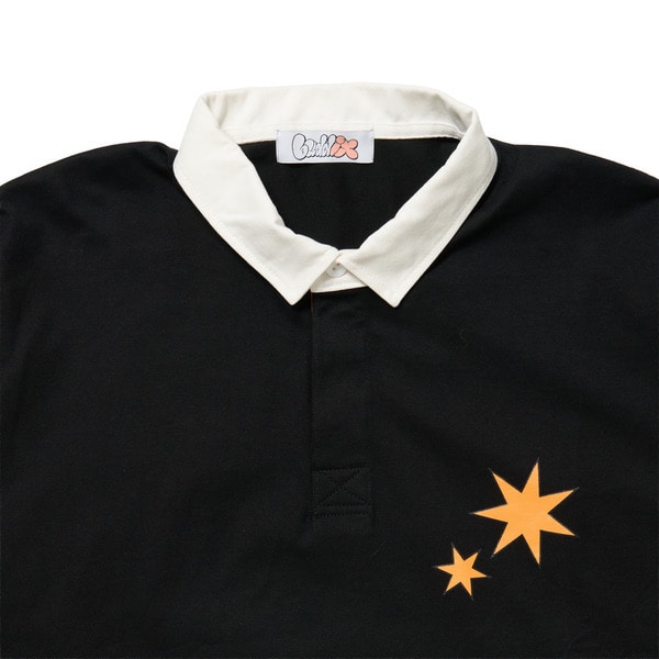 Bee Printed Rugby Shirt 詳細画像 White 2