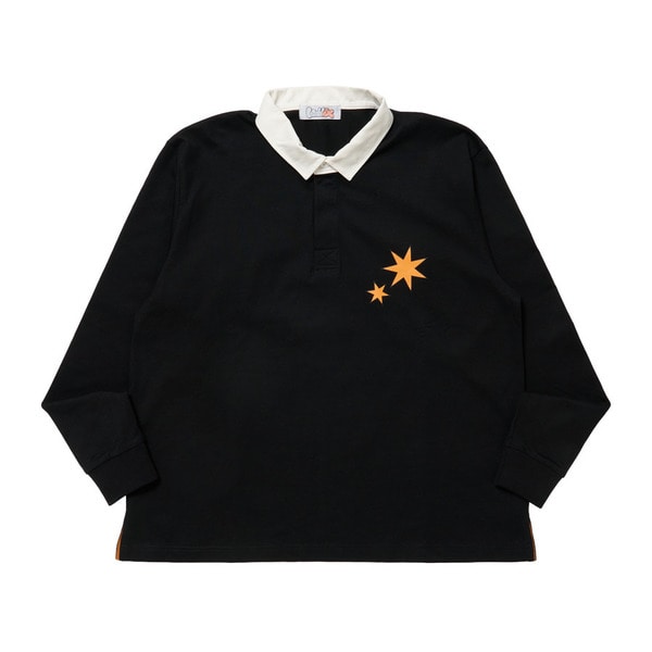 Bee Printed Rugby Shirt 詳細画像 Black 1