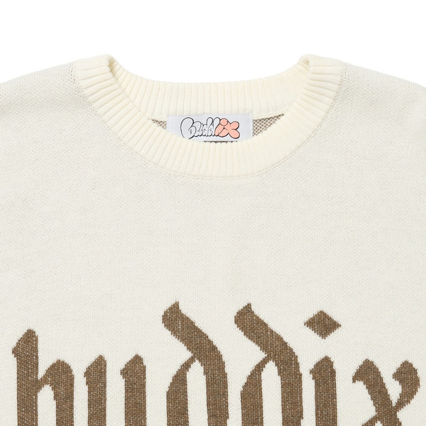 Logo Jacquard Knit 詳細画像 Black 5