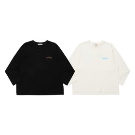 Henley Neck LS Tee 詳細画像
