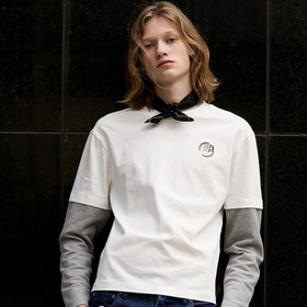 Emblem Logo Fake Layered LS Tee 詳細画像
