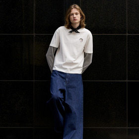 Emblem Logo Fake Layered LS Tee 詳細画像