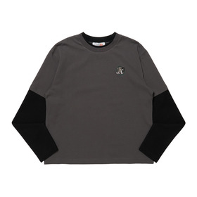 Emblem Logo Fake Layered LS Tee
