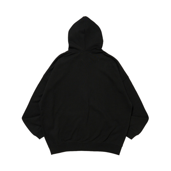 Emblem Logo Zip Hoodie 詳細画像 Black 1