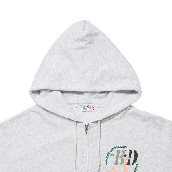 Emblem Logo Zip Hoodie 詳細画像 Black 6