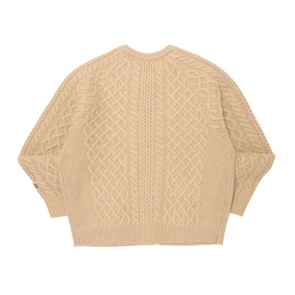 Cable Knit Cardigan 詳細画像 L.Beige 1