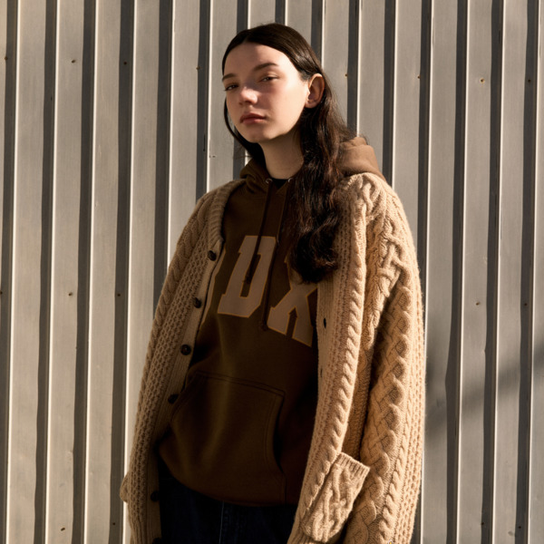 Cable Knit Cardigan 詳細画像 L.Beige 6