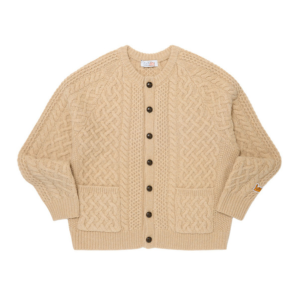 Cable Knit Cardigan 詳細画像 L.Beige 1
