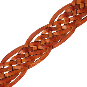Leather Braided Belt 詳細画像