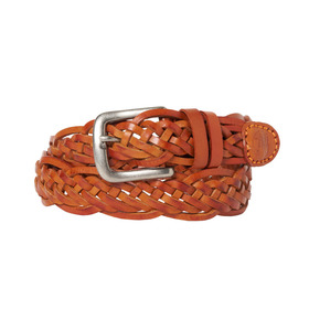 Leather Braided Belt