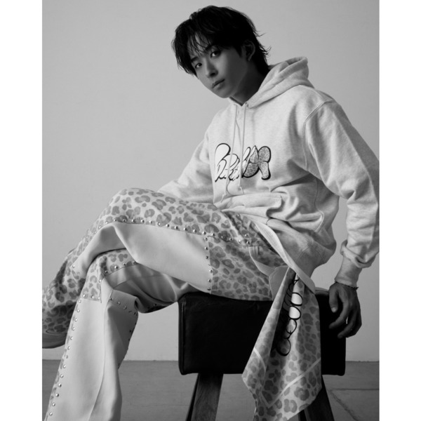 Leopard Logo Hoodie 詳細画像 H.Grey 9