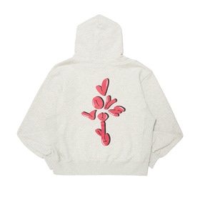 LOVE YOU ZIP Hoodie(Black Fade) 詳細画像