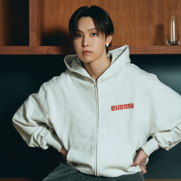 LOVE YOU ZIP Hoodie(Black Fade) 詳細画像 C.Grey 12