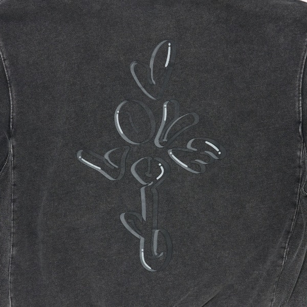 LOVE YOU ZIP Hoodie(Black Fade) 詳細画像 C.Grey 5