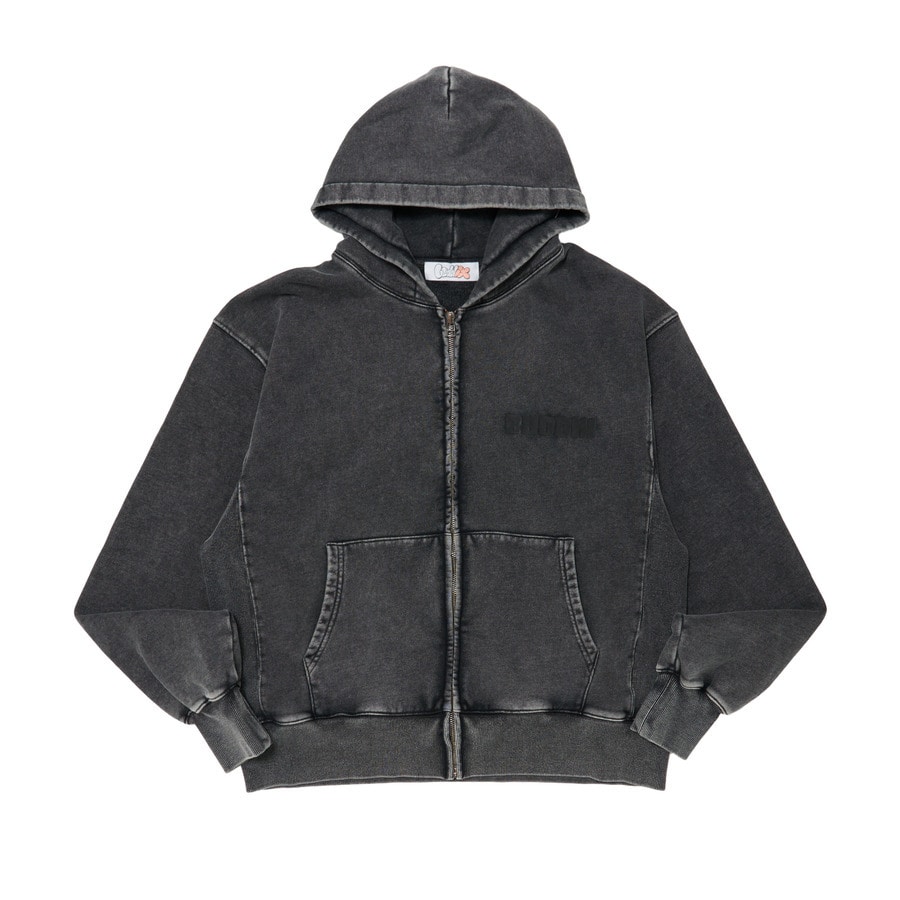 LOVE YOU ZIP Hoodie(Black Fade) | buddix | VERTICAL GARAGE