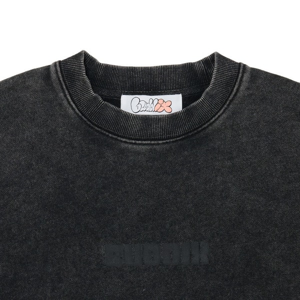 LOVE YOU Crew Sweat(Black Fade) 詳細画像 H.Grey 2