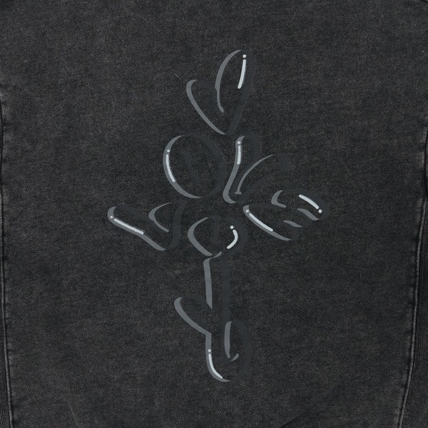 LOVE YOU Crew Sweat(Black Fade) 詳細画像 H.Grey 4