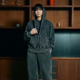 LOVE YOU Sweat Pants(Black Fade) 詳細画像