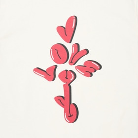 LOVE YOU LS Tee(Black Fade) 詳細画像