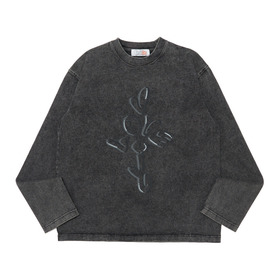 LOVE YOU LS Tee(Black Fade)