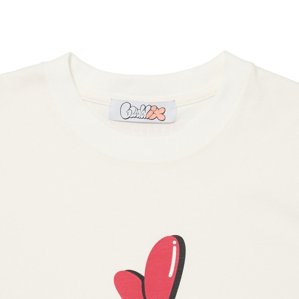 LOVE YOU LS Tee(Black Fade) 詳細画像 White 7