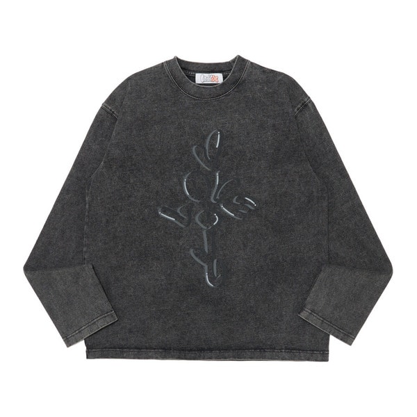 LOVE YOU LS Tee(Black Fade) 詳細画像 C.Grey 1