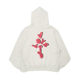 LOVE YOU Hoodie(Black Fade) 詳細画像