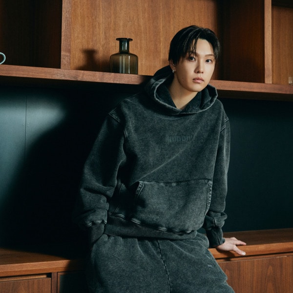 LOVE YOU Hoodie(Black Fade) 詳細画像 C.Grey 12