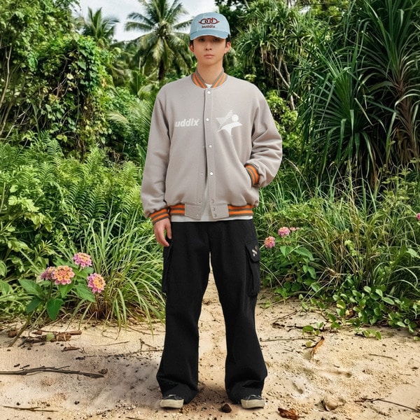 CUT VARSITY JACKET 詳細画像 Navy 14