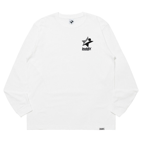 STAR LOGO LS TEE 詳細画像 White 1