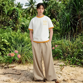 LINEN RAYON EASY PANTS 詳細画像