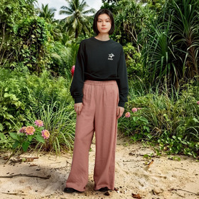 LINEN RAYON EASY PANTS 詳細画像